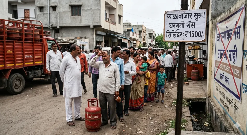 Jalna News Black Market Emerges For Lpg Cylinders In Jalna