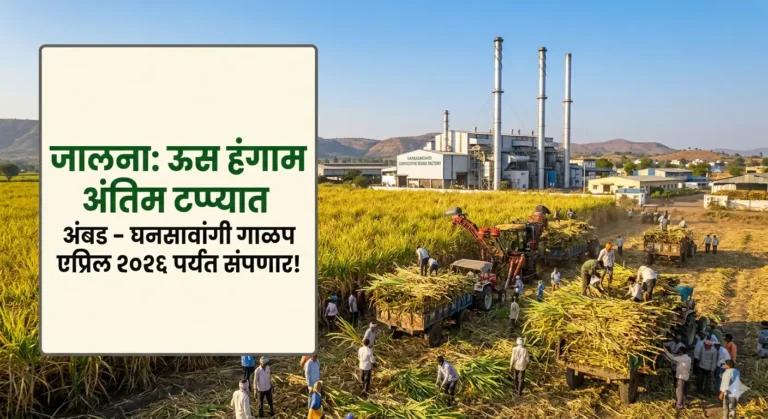 jalna sugarcane season ending ambad ghanasawangi april 2026