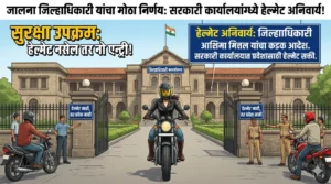 No Helmet No Entry! जिल्हाधिकारी आशिमा मित्तल यांचा मोठा निर्णय; सरकारी कार्यालयांचे दरवाजे बंद होणार! Helmet Mandate