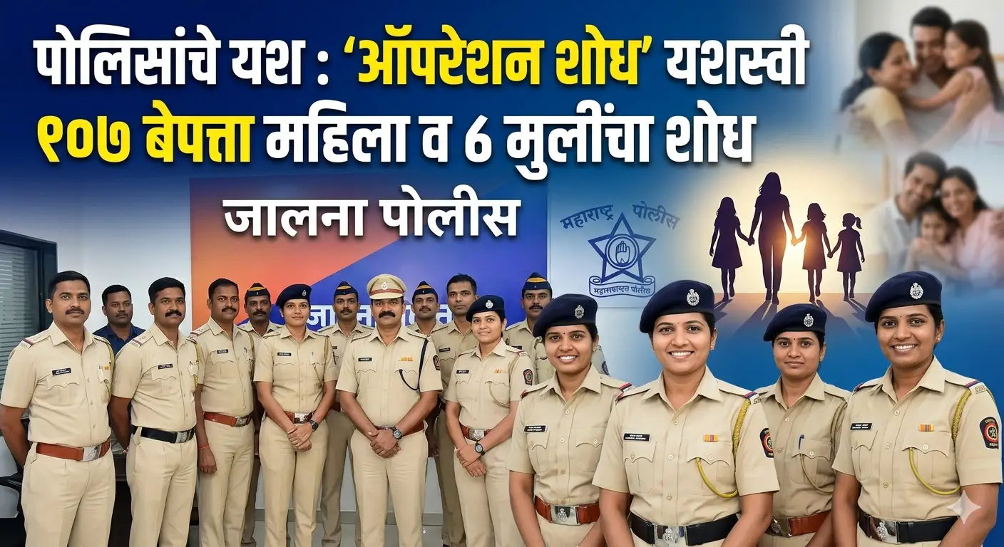 jalna police operation shodh success missing women found