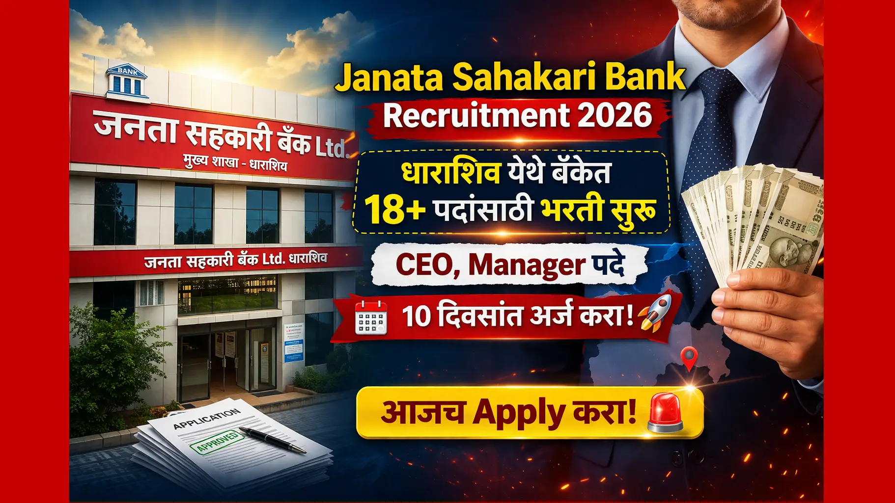 Janata Sahakari Bank Bharti Dharashiv 2026