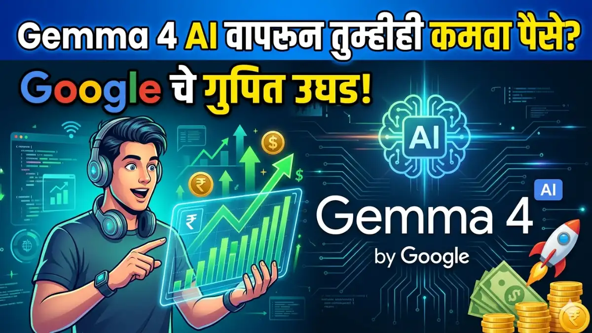 Gemma 4 Ai वापरून तुम्हीही कमवा पैसे? Google चे गुपित उघड!