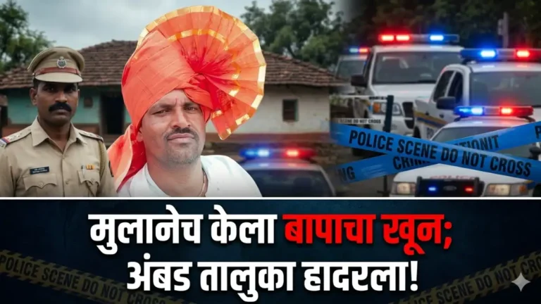 Jalna Crime News: मुलानेच केला बापाचा खून; अंबड तालुका हादरला! Jalna-Crime-News-Ambad-Son-Kills-Father-Rui-Village