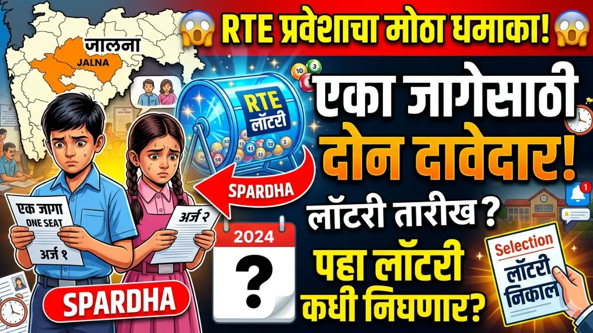 Jalna RTE Admission 2026 साठी 5117 अर्ज दाखल