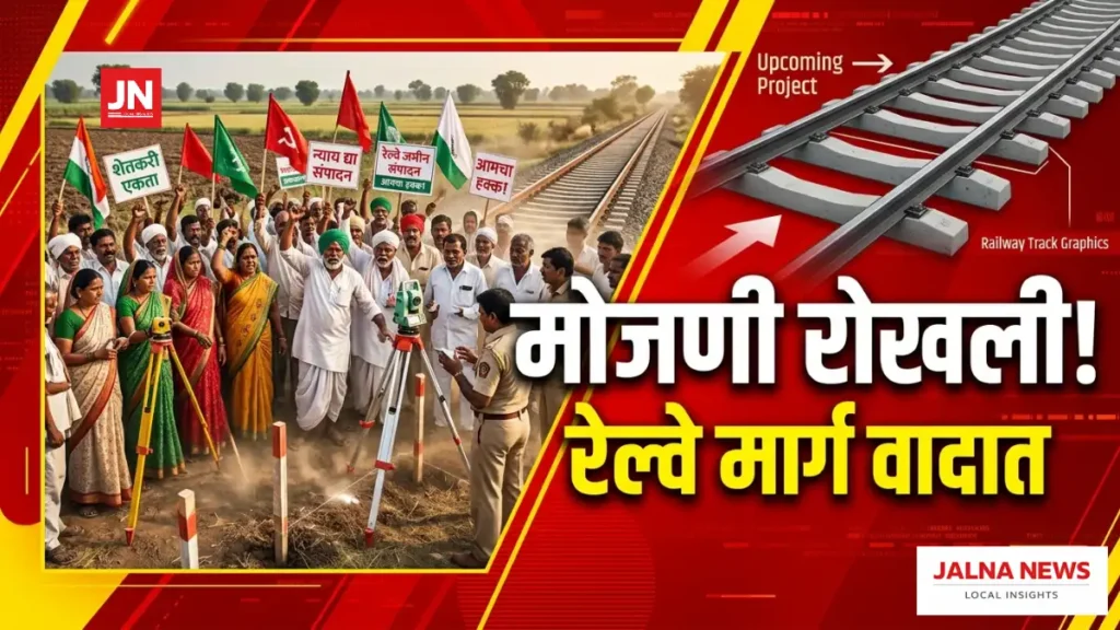 शेतकऱ्यांचा विरोध का? (Jalgaon Jalna Railway Line Latest News)