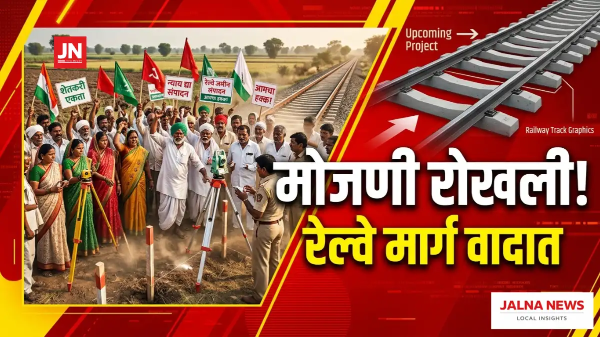शेतकऱ्यांचा विरोध का? (Jalgaon Jalna Railway Line Latest News)
