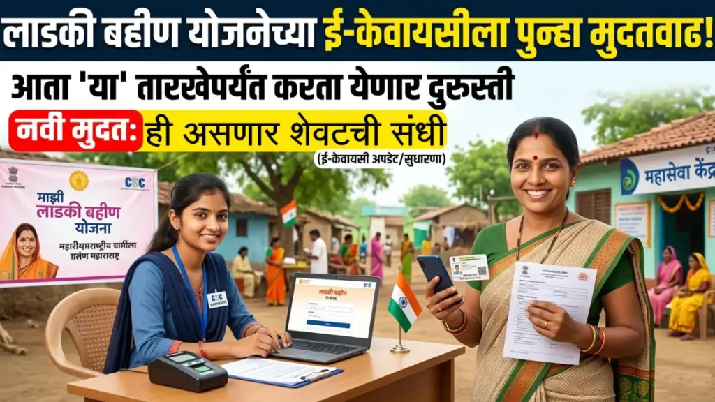 Ladki Bahin Ekyc ला पुन्हा मुदतवाढ! अदिती तटकरे यांची मोठी घोषणा; आता 'या' तारखेपर्यंत करता येणार दुरुस्ती