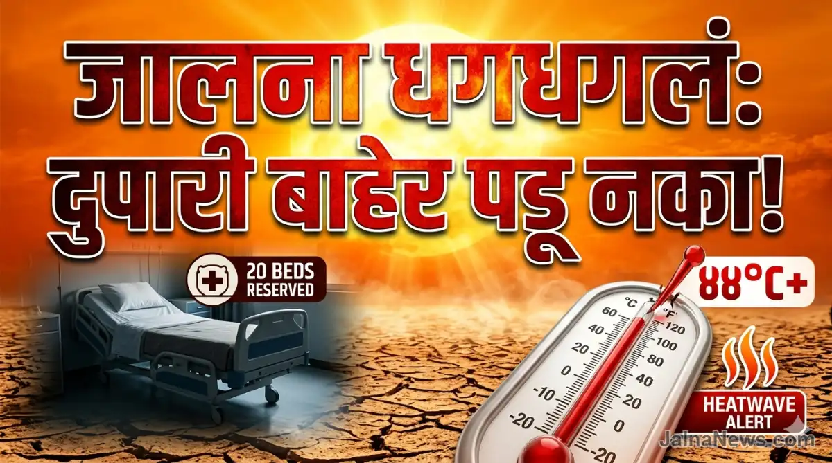 Heatwave Alert in Jalna News यलो अलर्ट Jalna Yellow Alert