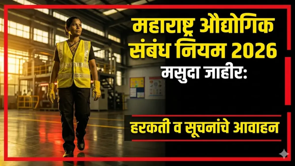 महाराष्ट्र औद्योगिक संबंध नियम २०२६' (Maharashtra Industrial Relations Rules 2026)
