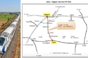 New Jalna Jalgaon Rail Line(174 Km) will boost connectivity to the UNESCO World Heritage Ajanta Caves जालना-जळगाव नवीन रेल्वे मार्ग