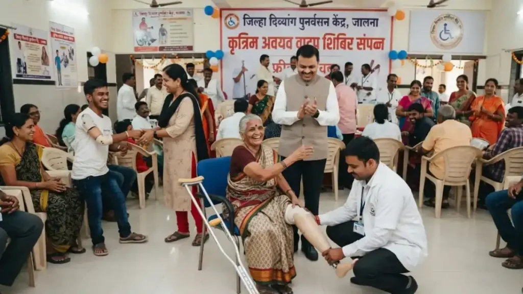 जालना: जिल्हा दिव्यांग पुनर्वसन केंद्रात कृत्रिम अवयव वाटप शिबिर संपन्न; जिल्हाधिकाऱ्यांच्या हस्ते उपक्रमाचे उद्घाटन artificial-limb-distribution-camp-concluded-at-district-disabled-rehabilitation-center
